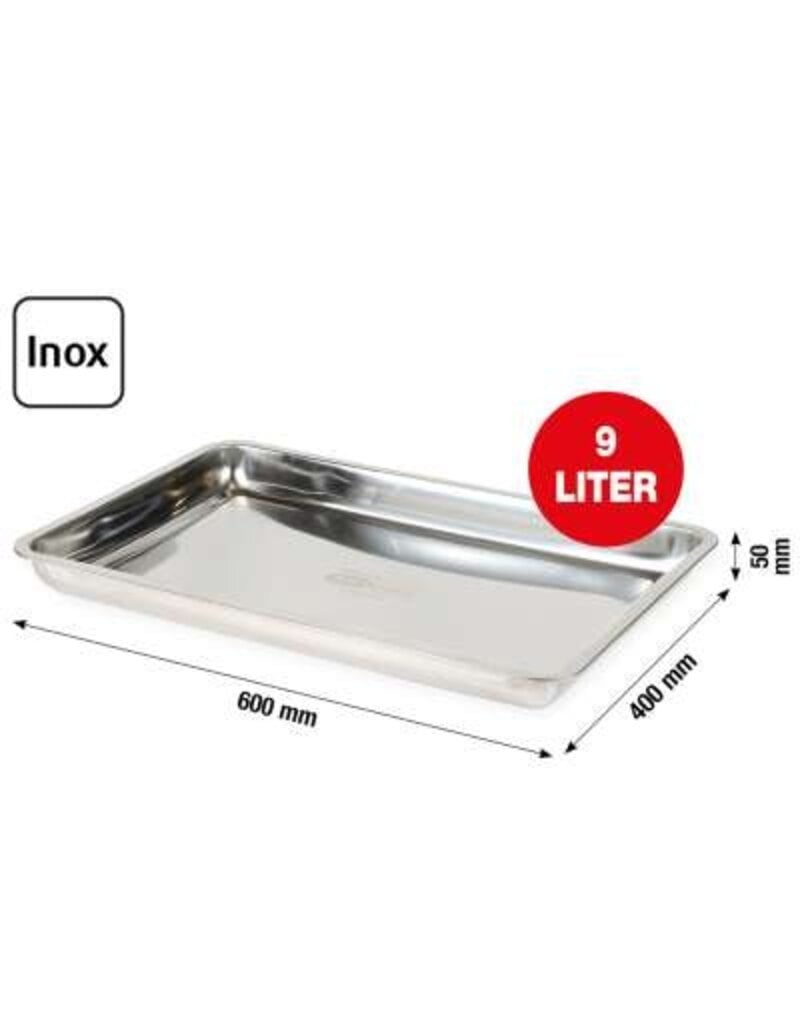 KS TOOLS RVS-opvangbak 9 liter, extra vlak - 150.9598