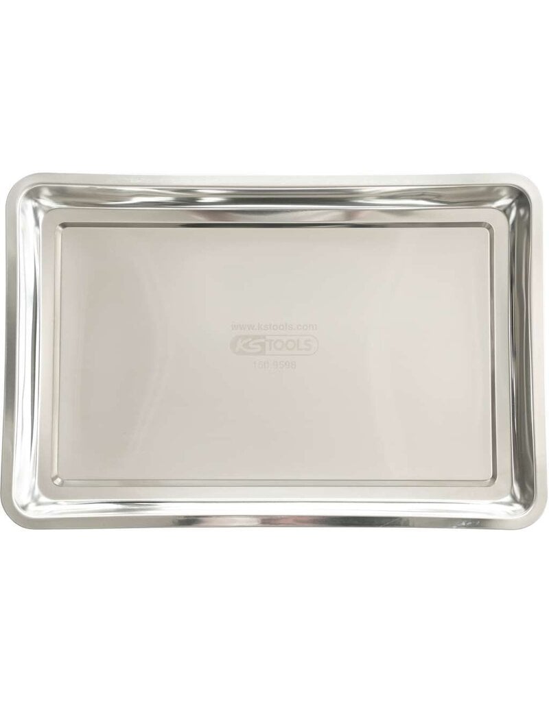 KS TOOLS RVS-opvangbak 9 liter, extra vlak - 150.9598