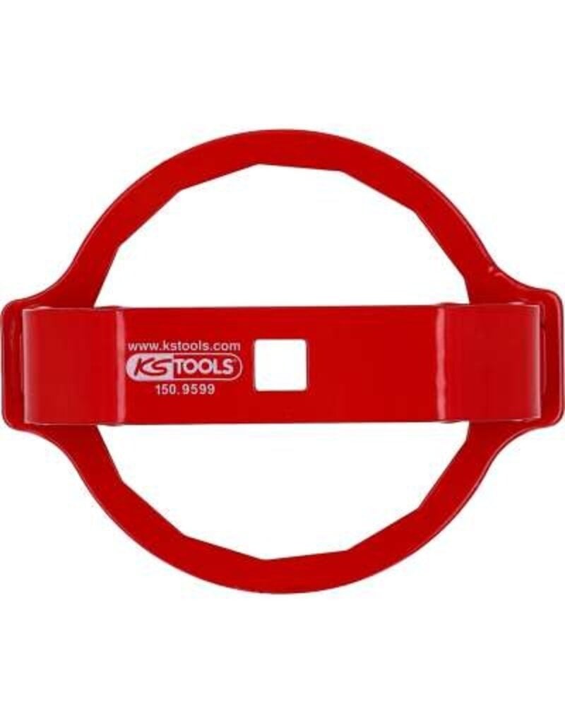 KS TOOLS 1/2" veerpootbevestigingsmoersleutel voor Mercedes, 106 mm - 150.9599