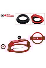 KS TOOLS 1/2" veerpootbevestigingsmoersleutel voor Mercedes, 106 mm - 150.9599