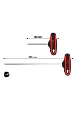 KS TOOLS 1/4" vierkant-T-greep, lang - 151.1112