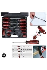 KS TOOLS ERGOTORQUEmax schroevendraaierset met slagkap, 13-dlg - 151.1150