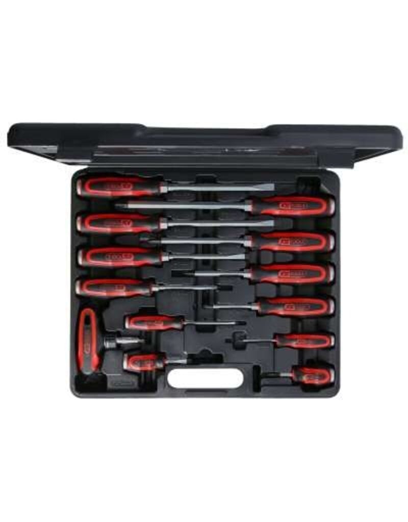 KS TOOLS ERGOTORQUEmax schroevendraaierset met slagkap, 13-dlg - 151.1150
