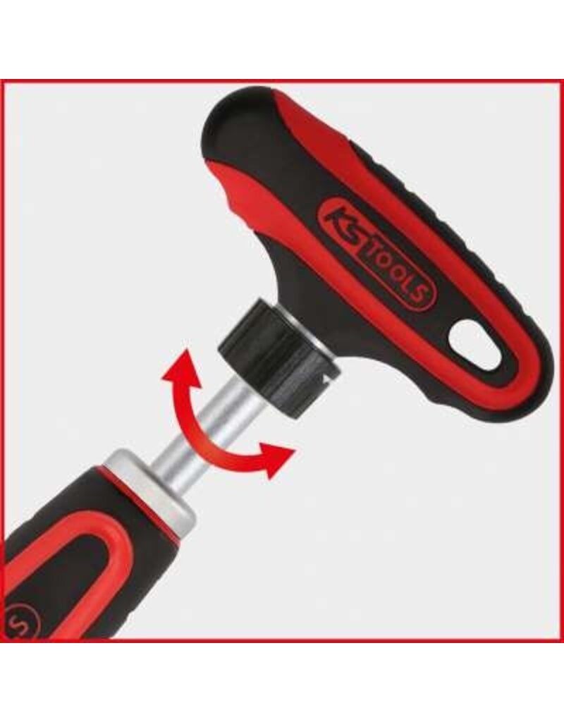 KS TOOLS ERGOTORQUEmax schroevendraaierset met slagkap, 13-dlg - 151.1150