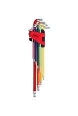 KS TOOLS Haakse Torx-inbussleutelset met kogelkop, extra lang, 9-dlg - 151.5210