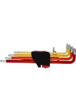 KS TOOLS Haakse Torx-inbussleutelset met kogelkop, extra lang, 9-dlg - 151.5210