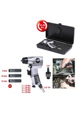 KS TOOLS 1/4" gloeibougie perslucht-vibro-slagmoersleutelset, 5-dlg - 152.1060