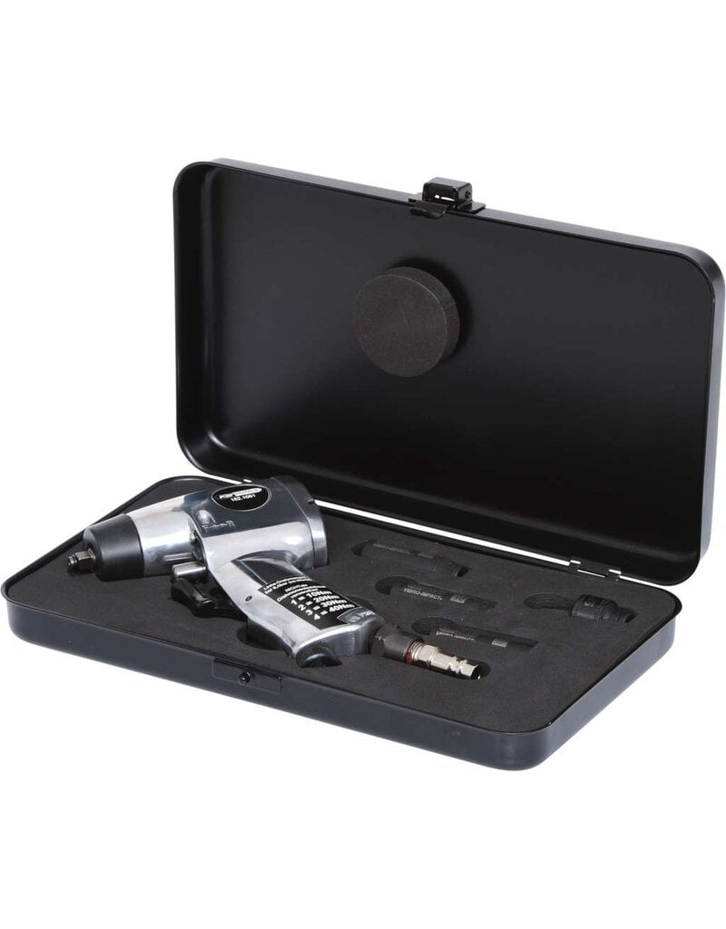 KS TOOLS 1/4" gloeibougie perslucht-vibro-slagmoersleutelset, 5-dlg - 152.1060