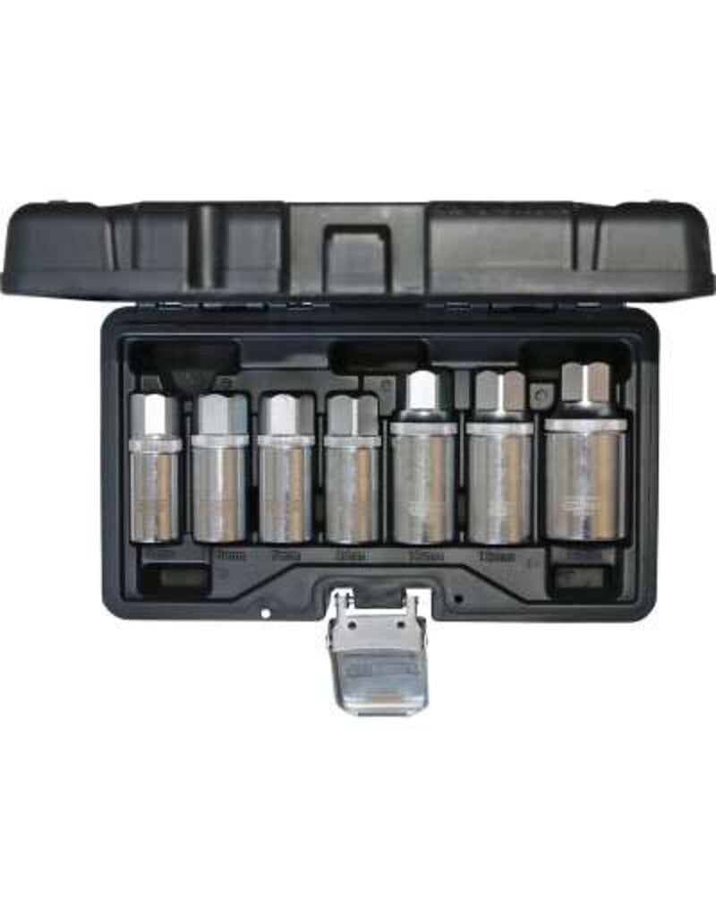 KS TOOLS Draadeind-uitdraaierset, 7-dlg - 152.1101