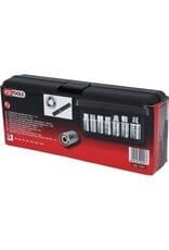 KS TOOLS Draadeind-uitdraaierset, 7-dlg - 152.1101