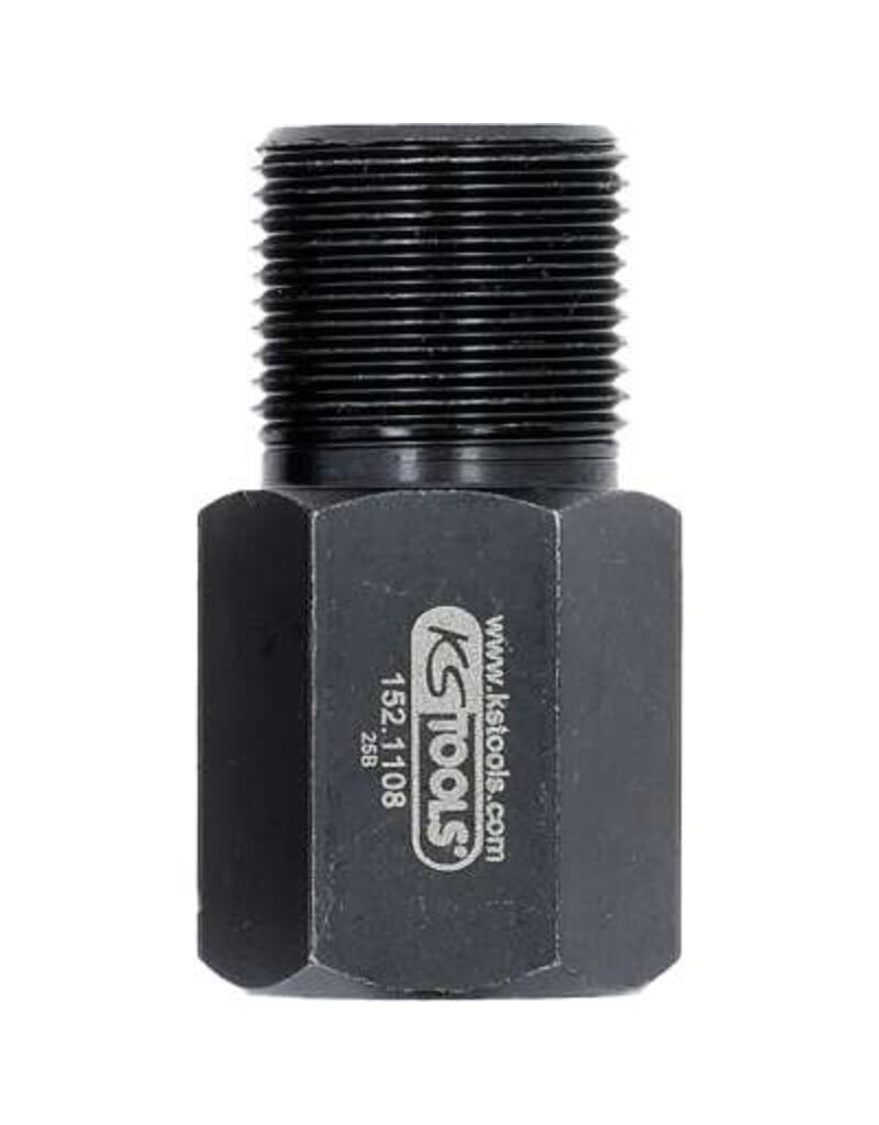KS TOOLS Inschroefadapterset voor injectortrekker, 16-dlg - 152.1105