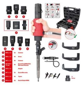 KS TOOLS Perslucht-verstuivertrekkerset, 13-dlg - 152.1130