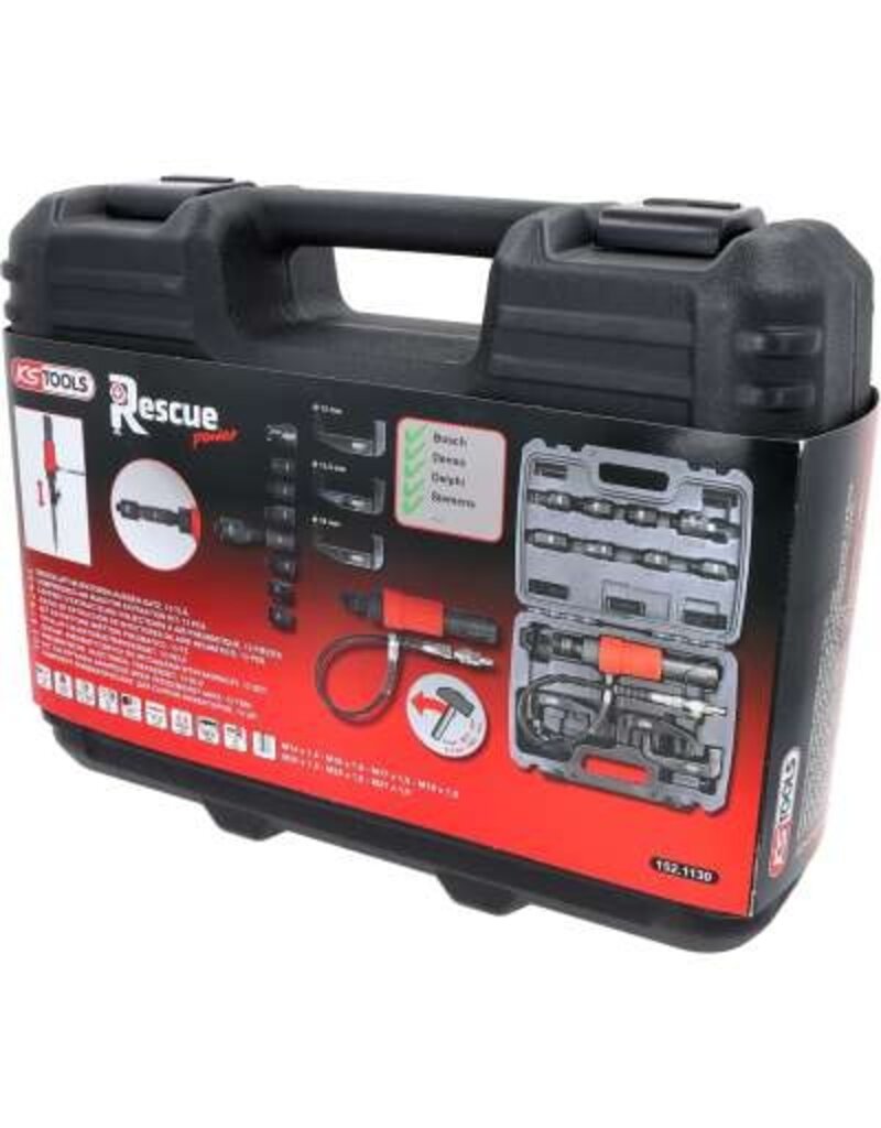 KS TOOLS Perslucht-verstuivertrekkerset, 13-dlg - 152.1130