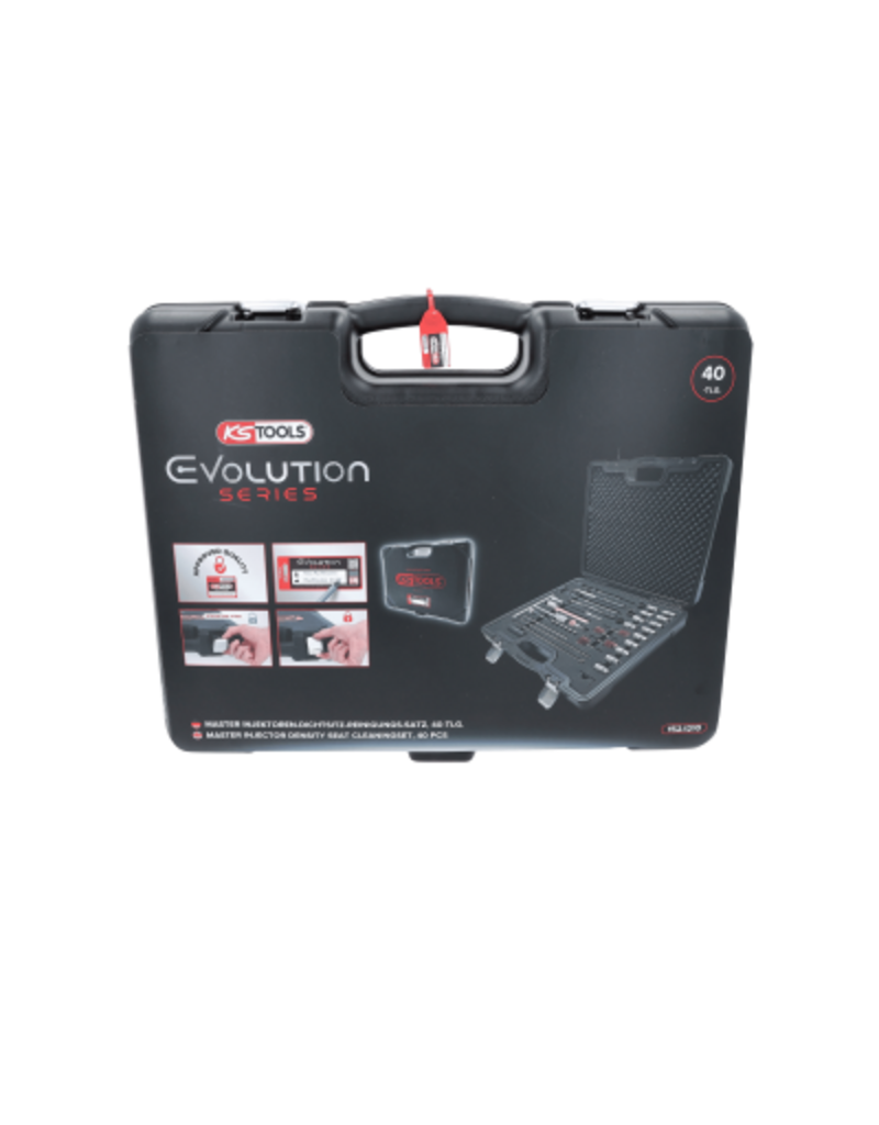 KS TOOLS Master Injector-brandplaat-reinigingsset, 40-dlg - 152.1210