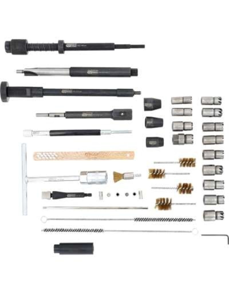 KS TOOLS Master Injector-brandplaat-reinigingsset, 40-dlg - 152.1210