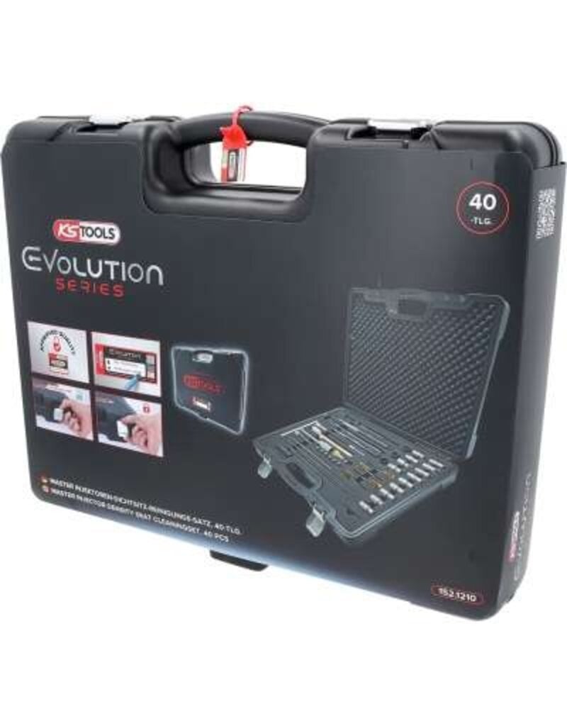 KS TOOLS Master Injector-brandplaat-reinigingsset, 40-dlg - 152.1210