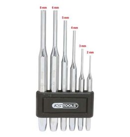 KS TOOLS Pendrijverset, hoogglans verchroomd, 6-dlg - 156.0150