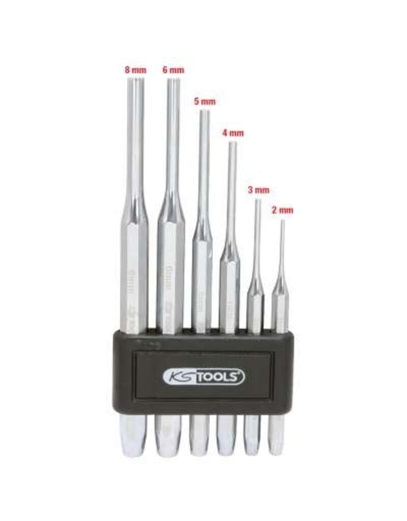 KS TOOLS Pendrijverset, hoogglans verchroomd, 6-dlg - 156.0150