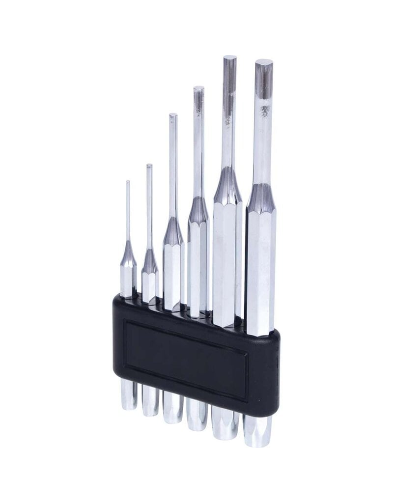 KS TOOLS Pendrijverset, hoogglans verchroomd, 6-dlg - 156.0150