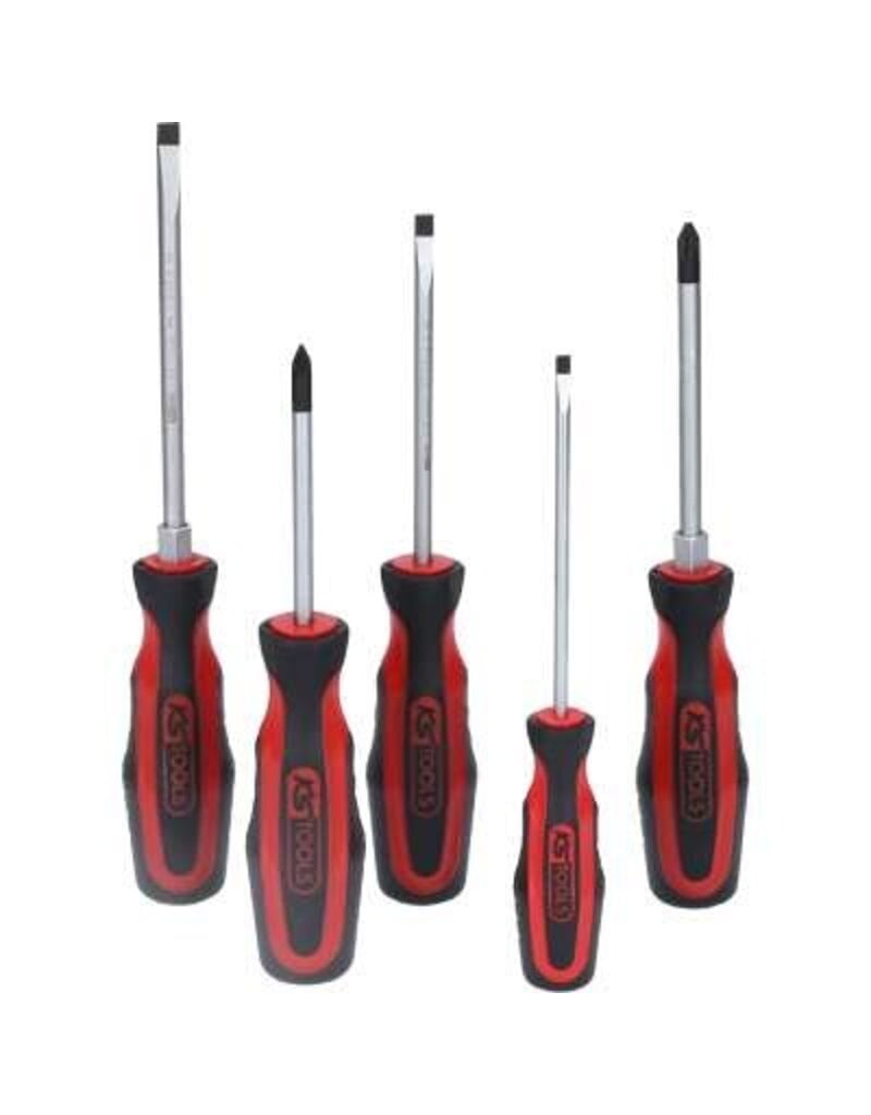 KS TOOLS ERGOTORQUEplus schroevendraaierset, 5-dlg - 159.0005