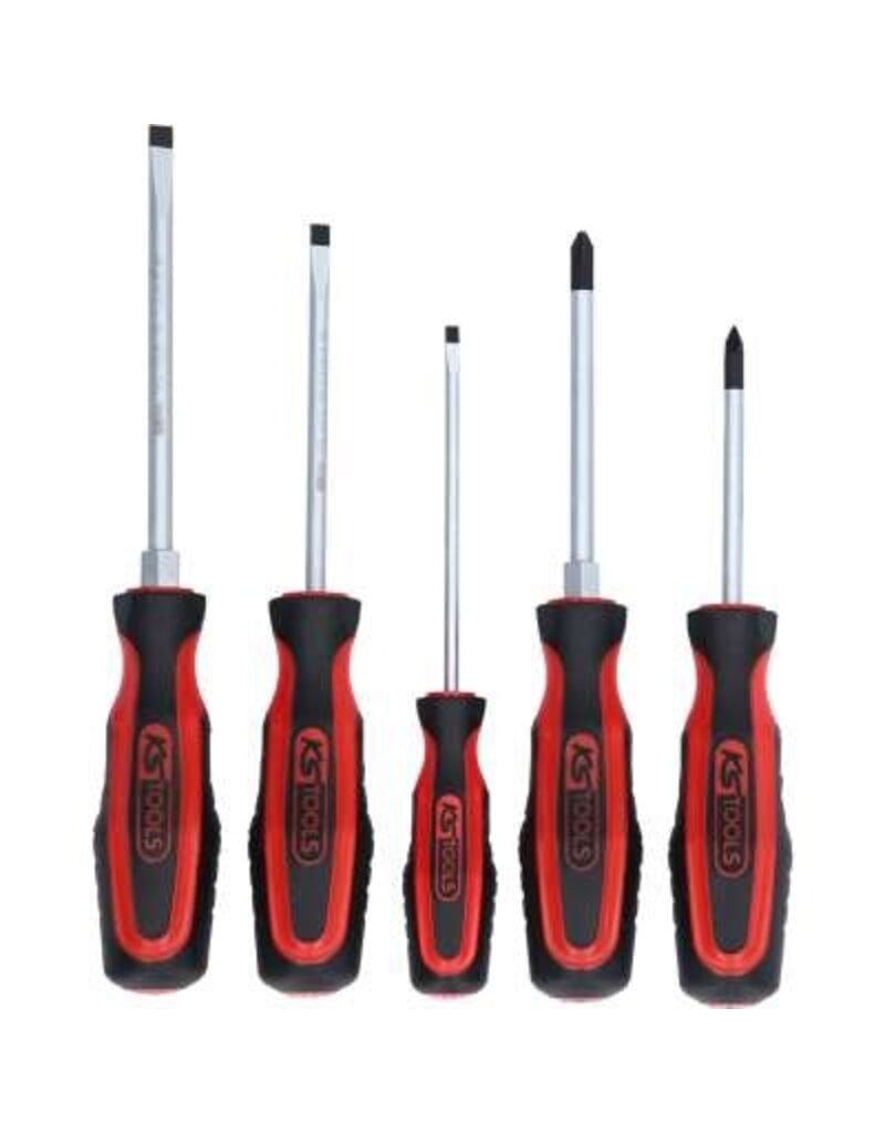KS TOOLS ERGOTORQUEplus schroevendraaierset, 5-dlg - 159.0005