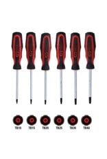 KS TOOLS ERGOTORQUEplus Schroevendraaierset, 6-dlg, Torx met boring - 159.0040