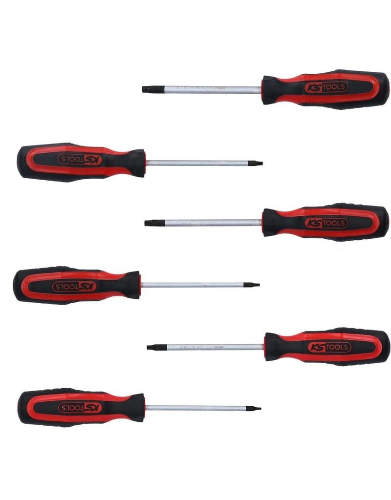 KS TOOLS ERGOTORQUEplus Schroevendraaierset, 6-dlg, Torx met boring - 159.0040