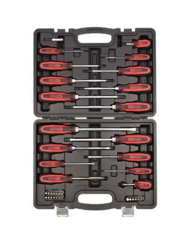 KS TOOLS ERGOTORQUEplus Schroevendraaier- en bitset, 39-dlg - 159.0100