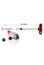 KS TOOLS 1/4" telescoop-bithouder met T-greep - 159.1175