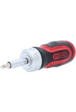 KS TOOLS 1/4" 6 in 1 Mini-ratel-schroevendraaier - 159.2025