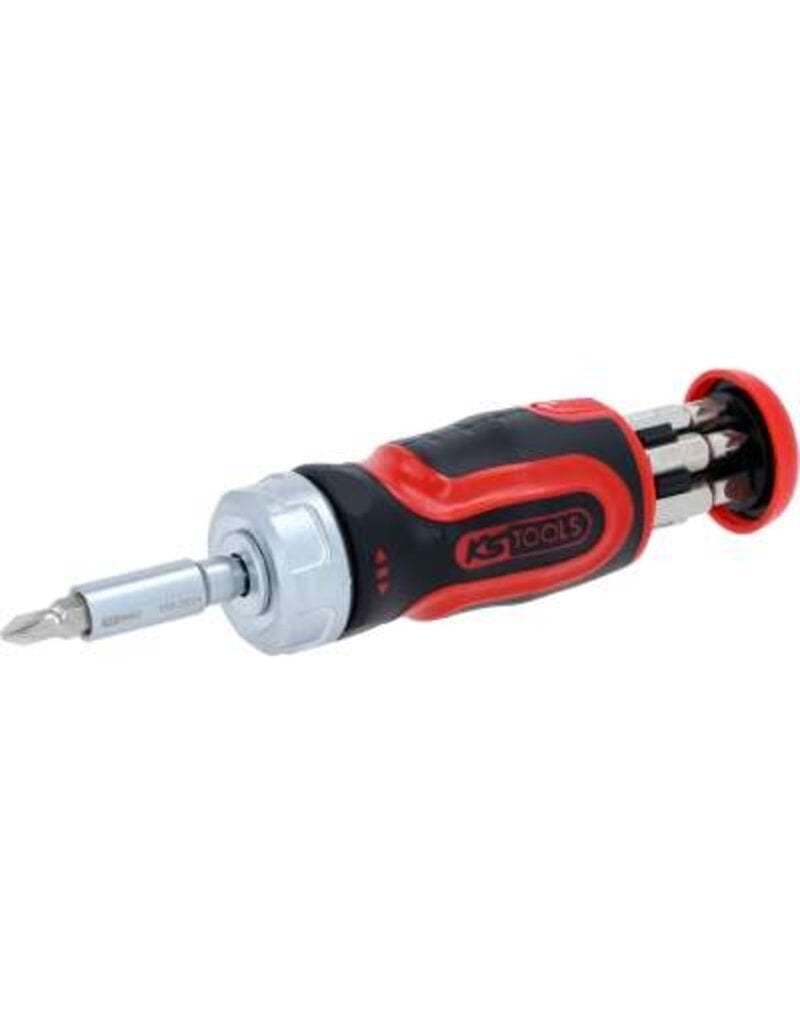 KS TOOLS 1/4" 6 in 1 Mini-ratel-schroevendraaier - 159.2025