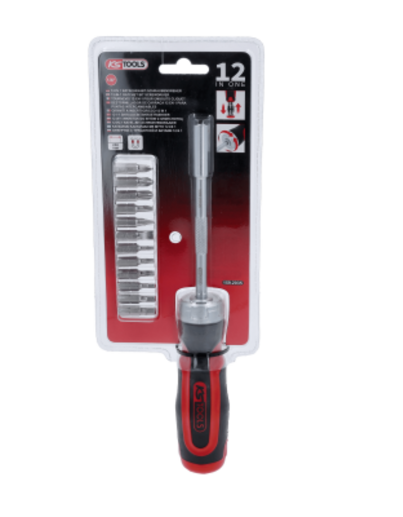 KS TOOLS 12-in-1 ratel-bit-schroevendraaier - 159.2035