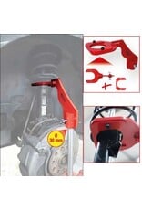 KS TOOLS McPherson veerpootsteun voor versnellingsbakkrik, 4 dlg - 160.0195