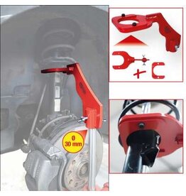 KS TOOLS McPherson veerpootsteun voor versnellingsbakkrik, 4 dlg - 160.0195