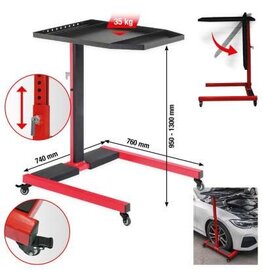 KS TOOLS performance Universele aflegtafel, in hoogte verstelbaar, max. 35 kg - 160.0215