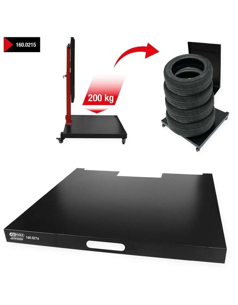 KS TOOLS performance bodemplaat voor 160.0215 - 160.0216