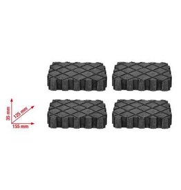 KS TOOLS Universele rubberonderleggerset voor hefplatform, 4-dlg - 160.0391-TD