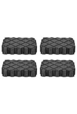 KS TOOLS Universele rubberonderleggerset voor hefplatform, 4-dlg - 160.0391-TD