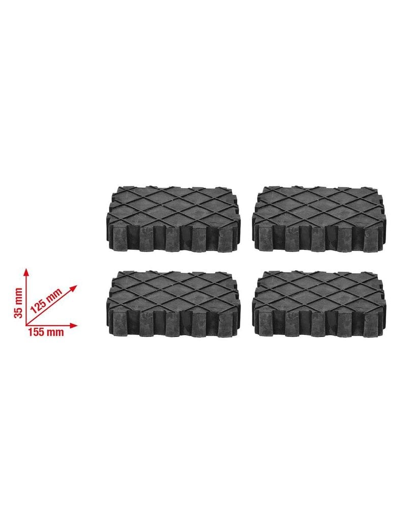 KS TOOLS Universele rubberonderleggerset voor hefplatform, 4-dlg - 160.0391-TD