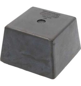 KS TOOLS Rubberonderlegger 16 voor hefbruggen, 120 x 120 x 80 mm - 160.0439