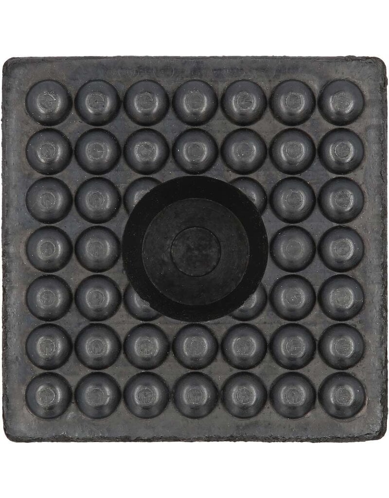 KS TOOLS Rubberonderlegger 16 voor hefbruggen, 120 x 120 x 80 mm - 160.0439