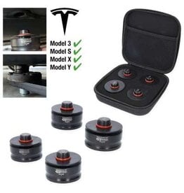 KS TOOLS Hefbrugopnameset voor Tesla Model 3, S, X, Y, 4-dlg - 160.0460