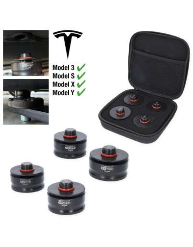 KS TOOLS Hefbrugopnameset voor Tesla Model 3, S, X, Y, 4-dlg - 160.0460
