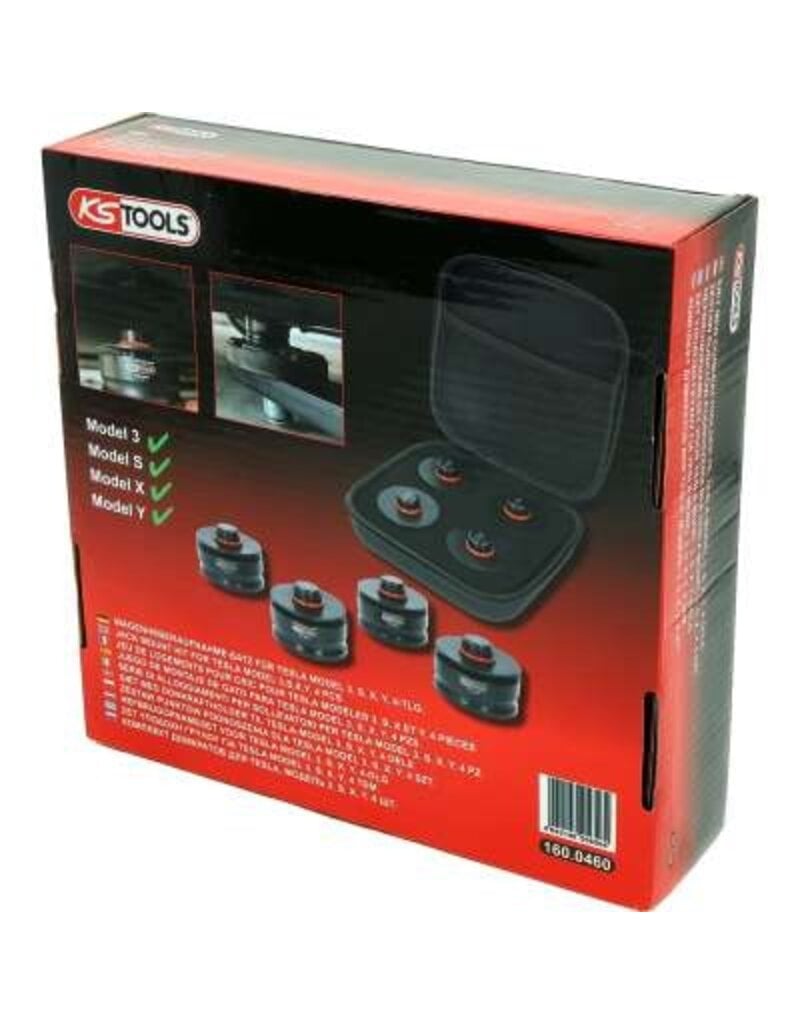 KS TOOLS Hefbrugopnameset voor Tesla Model 3, S, X, Y, 4-dlg - 160.0460