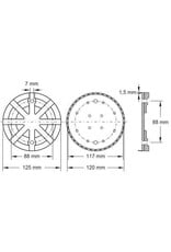 KS TOOLS Rubberschotel 04 voor Nussbaum / AMI hefbruggen, Ø 125 mm - 160.0466