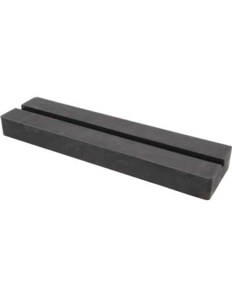 KS TOOLS Rubberonderlegger 09 met groef voor hefbruggen, 373 x 100 x 35 mm  - 160.0484