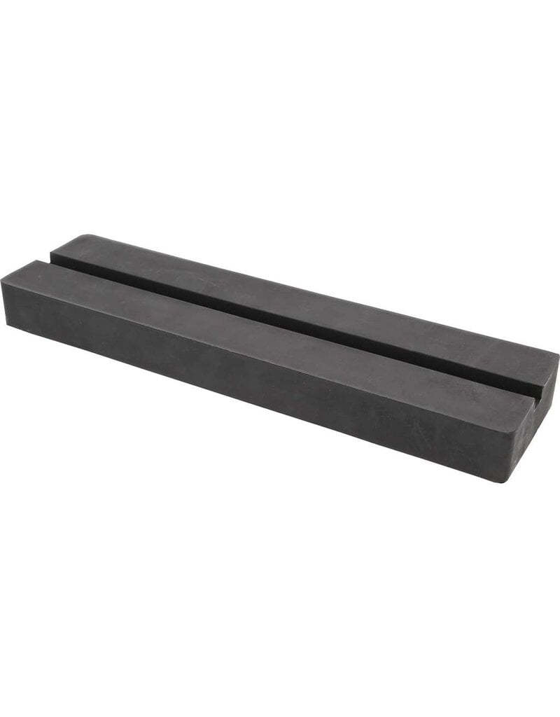 KS TOOLS Rubberonderlegger 09 met groef voor hefbruggen, 373 x 100 x 35 mm  - 160.0484