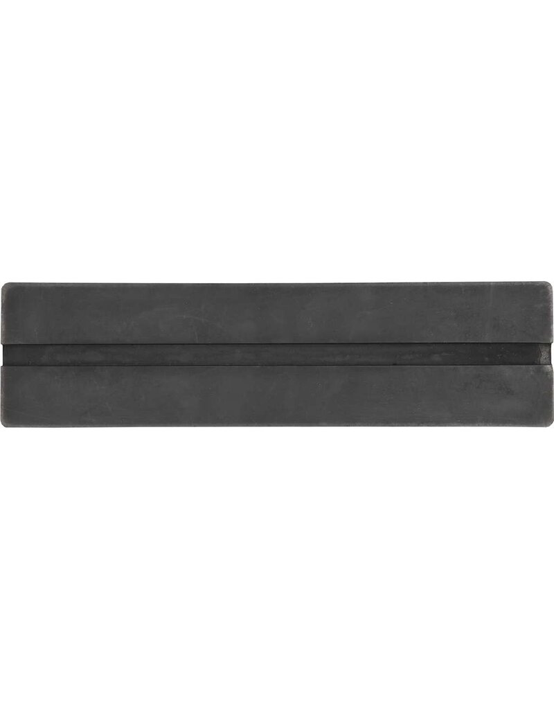 KS TOOLS Rubberonderlegger 09 met groef voor hefbruggen, 373 x 100 x 35 mm  - 160.0484