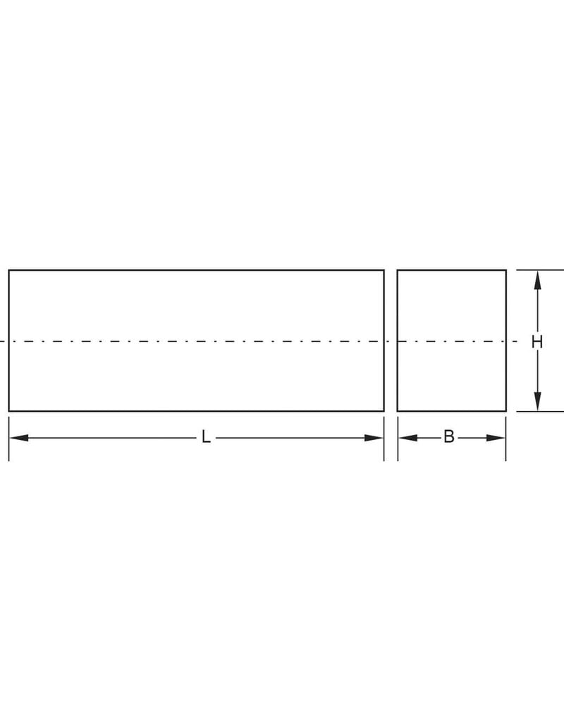 KS TOOLS Beschermblok 04 voor hefbruggen 340 x 130 x 100 mm  - 160.0489