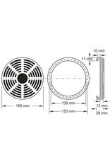 KS TOOLS Rubberschotel 19 voor Intertech hefbruggen Ø 160 mm - 160.0495